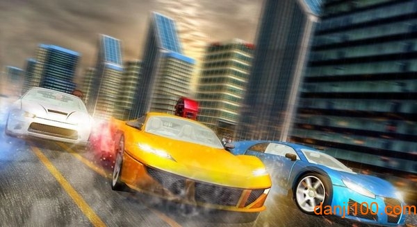 Racing Car Traffic City