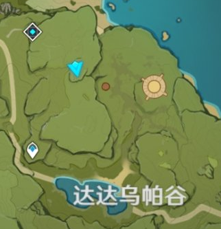 原神蒙德地灵龛位置