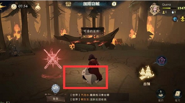 哈利波特魔法觉醒中秋月兔在哪里?哈利波特中秋月兔位置介绍