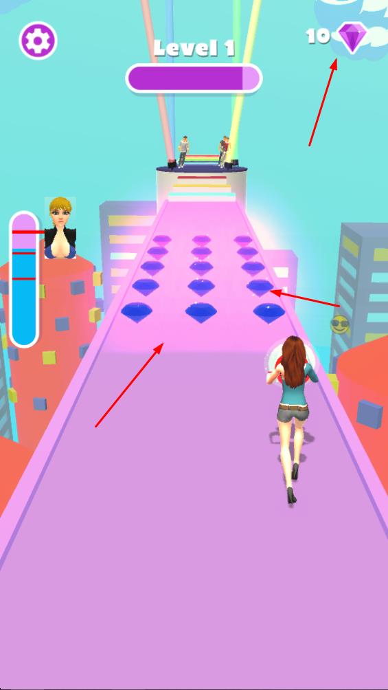 巫女少年赛跑者
