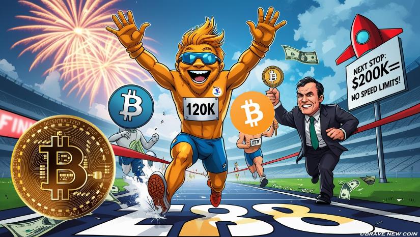 比特币（BTC）价格预测：比特币突破12.2万美元创历史新高——20万美元目标比想象中更近？