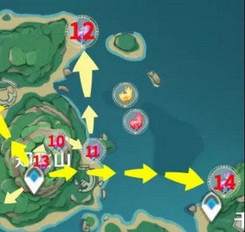 原神鹤观岛雷神瞳在哪里?原神2.2鹤观岛雷神瞳位置大全3