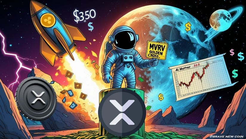XRP价格预测：阿里·马丁内斯表示，XRP的MVRV黄金交叉预示可能630%的暴涨