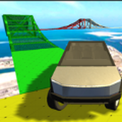 CyberTruck Jumps