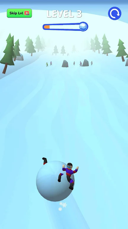 冰雪球快速冲刺
