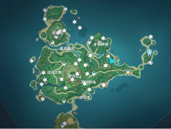 原神知比山雷灵/雷神瞳在哪里?知比山雷灵/雷神瞳位置介绍3