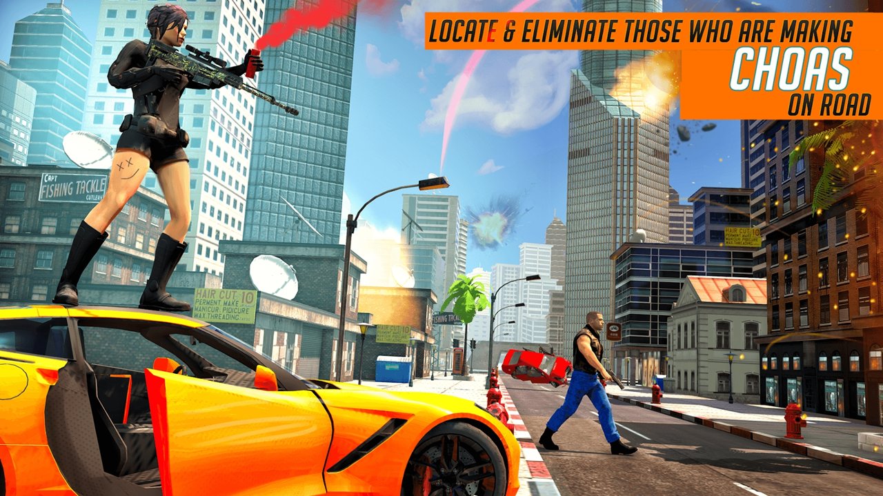 Highway Sniper Gun Shooter : Elite Shooting Game