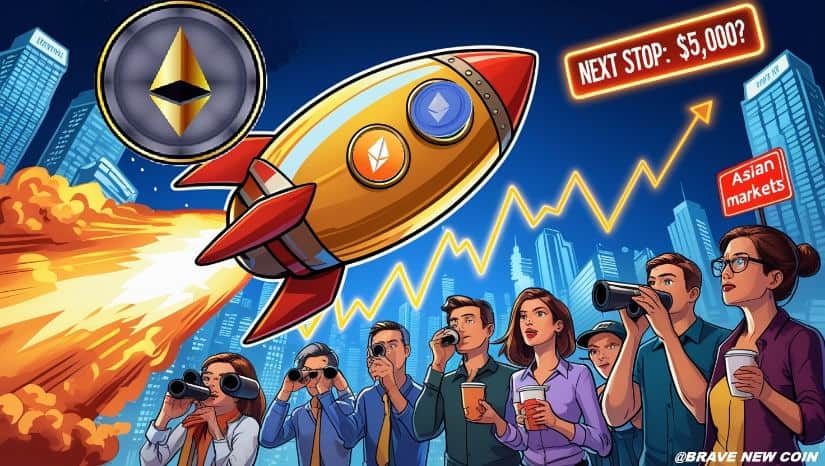 以太坊（ETH）今日价格：看涨图表模式预示新高将至，以太坊逼近4400美元