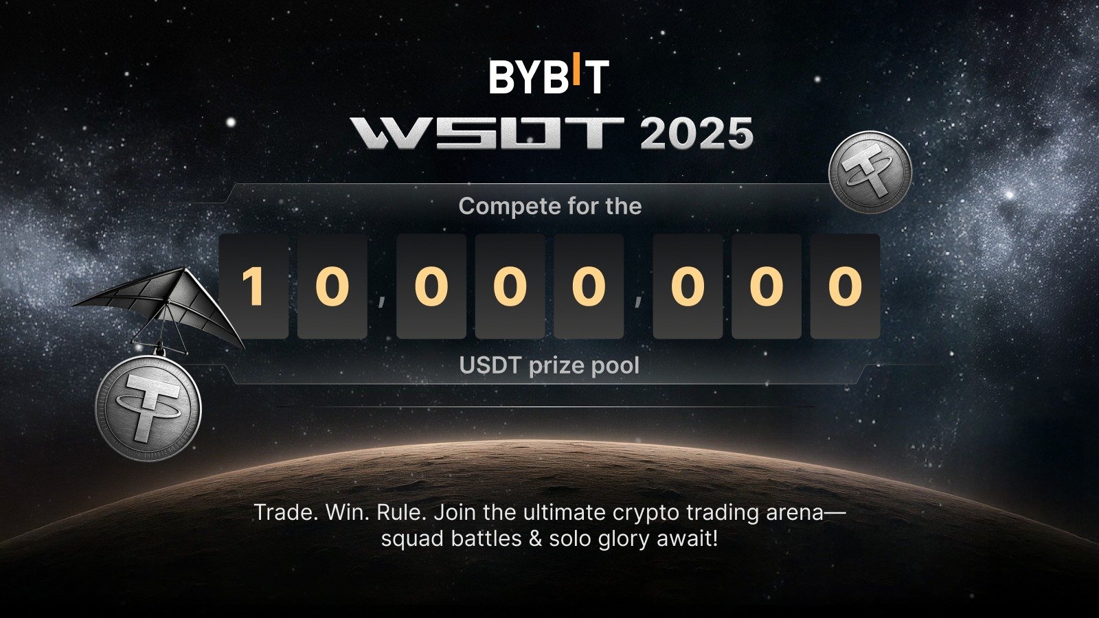 Bybit WSOT 2025 改写历史，重塑未来：1000 万 USDT 奖金池、零门槛参赛