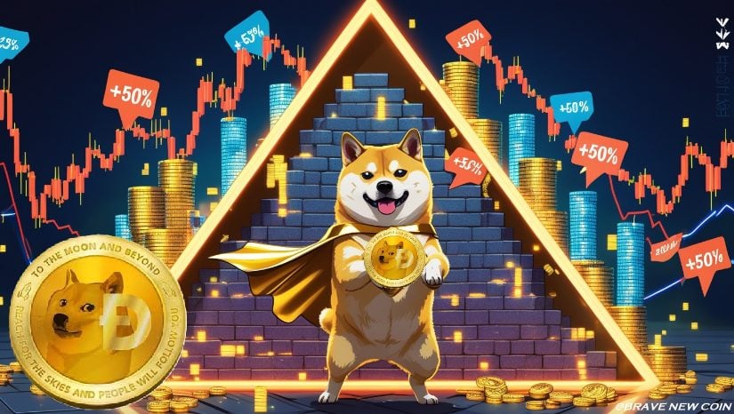 狗狗币（DOGE）价格预测：三角形整理形态持续酝酿，突破或将引爆暴涨行情