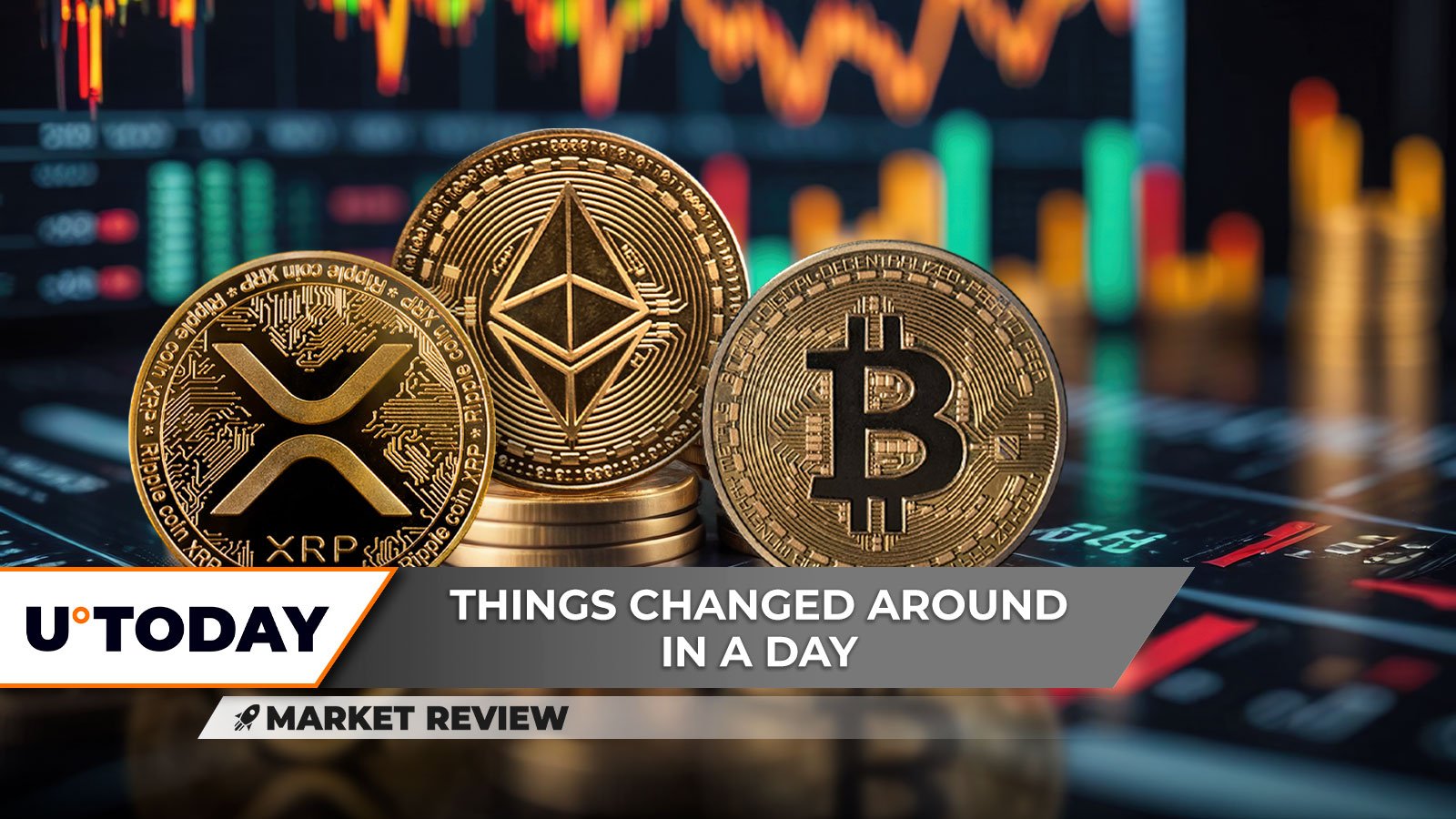 XRP：避免崩盘的最后机会，以太坊（ETH）交易量飙升300%，比特币（BTC）此刻可能失守10万美元——U.Today