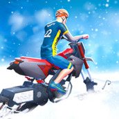雪地自行车骑行Snow Bike Ride