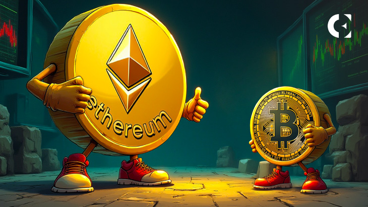 以太坊（ETH）强势反弹，对比特币（BTC）重拾涨势