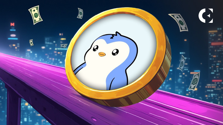 胖企鹅（PENGU）交易量超越无聊猿，代币形成重要看涨旗形