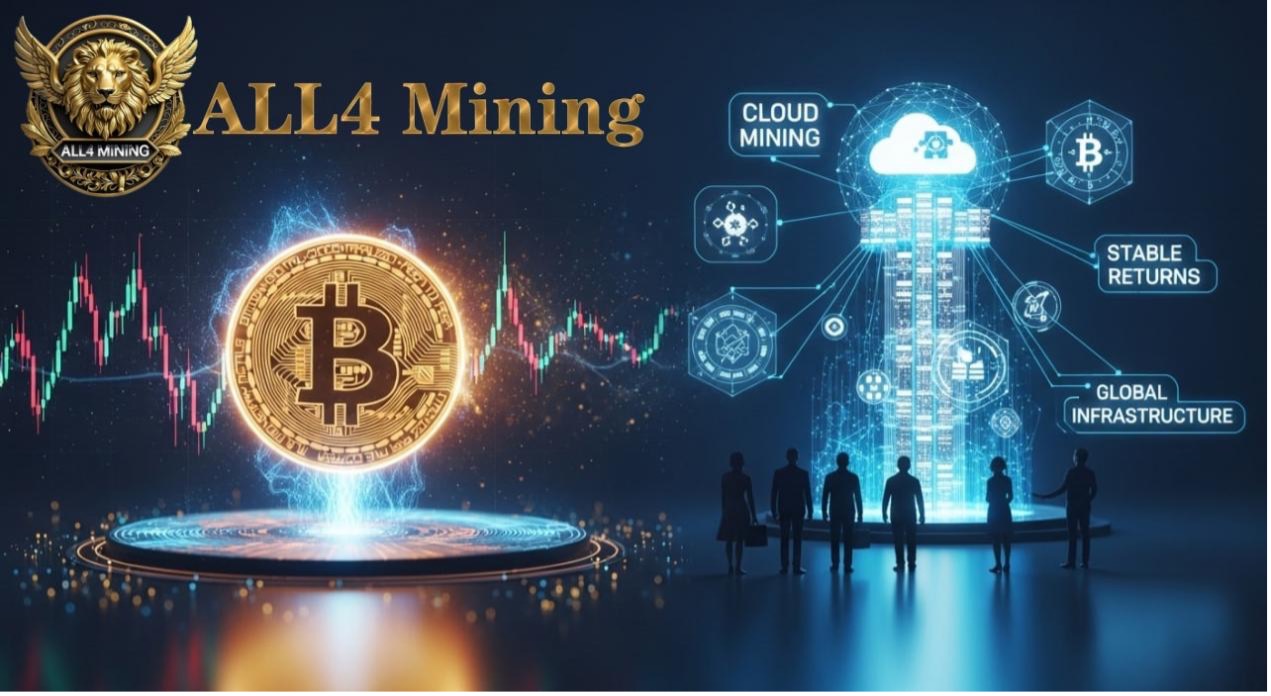 加密货币投资者寻求稳定——ALL4 Mining提供了解决方案：每日稳定收入16,590美元