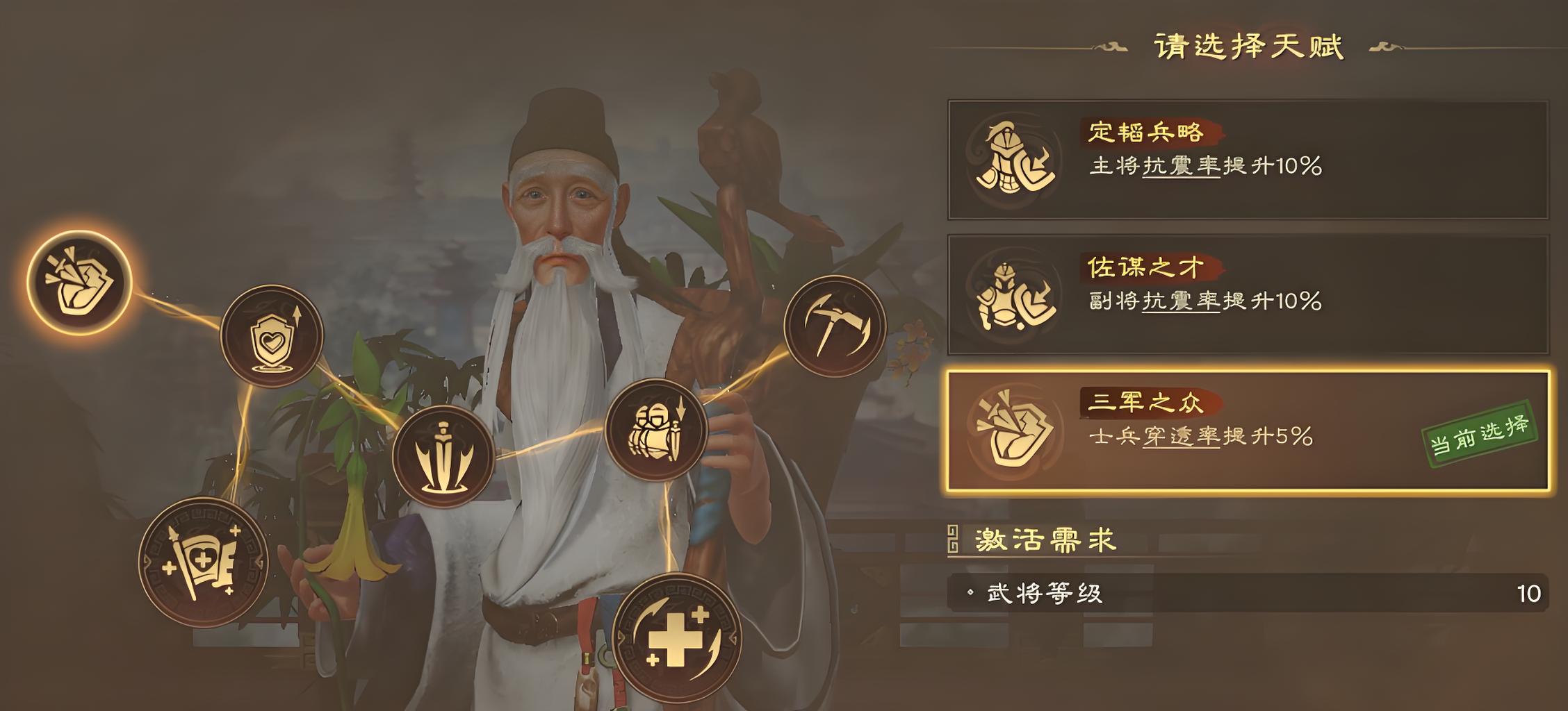 偃武华佗天赋怎么加点