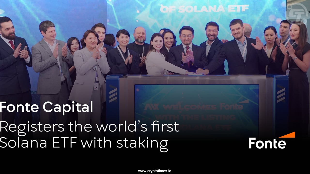 Fonte Capital在AIX平台推出首支支持质押的Solana ETF
