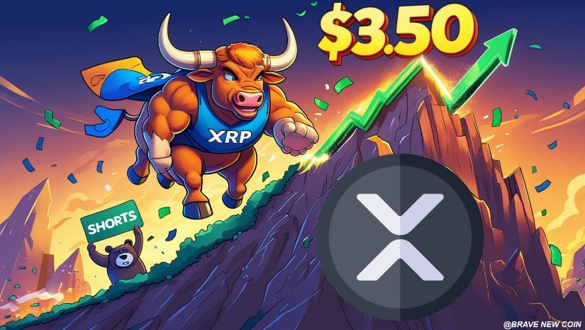 XRP价格预测：XRP瞄准3.50美元阻力区，关键突破即将到来