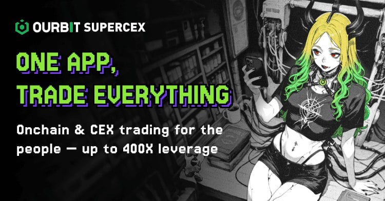 Ourbit SuperCEX 推出十万 USDT 奖池：注册抽体验金，交易达标再赢 iPhone 17