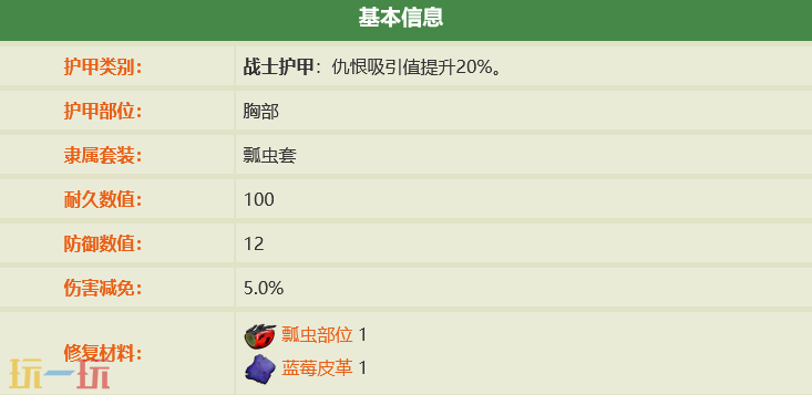 禁闭求生2瓢虫胸甲怎么做 瓢虫胸甲制作攻略