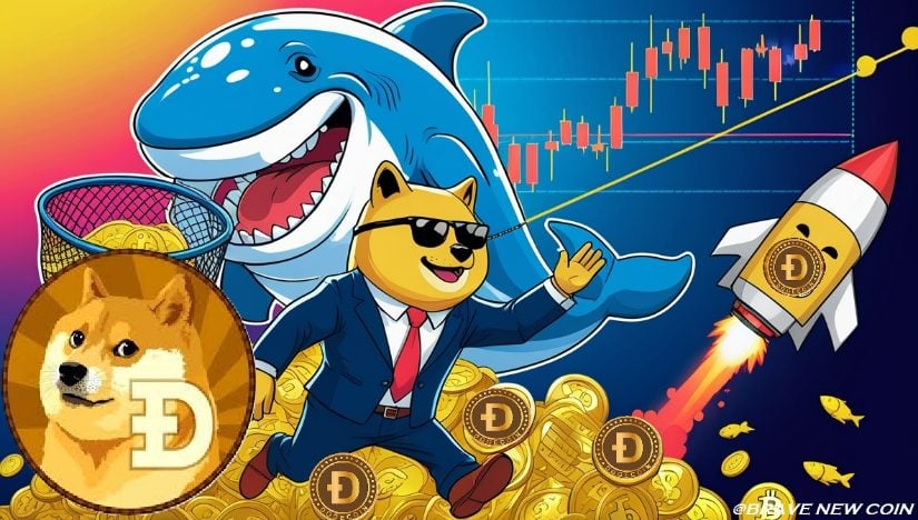 狗狗币（DOGE）价格预测：鲸鱼大举买入1.58亿美元，多头瞄准0.36美元突破位
