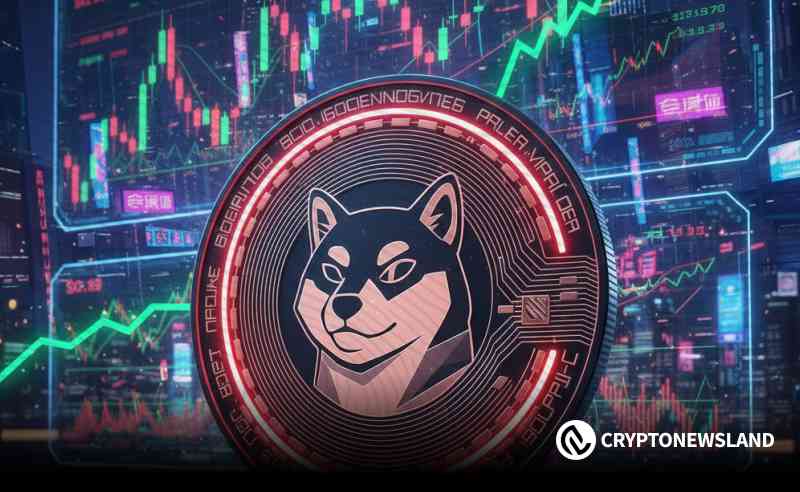 柴犬币价格停滞在0.00001222美元，市场收缩进入三角整理形态