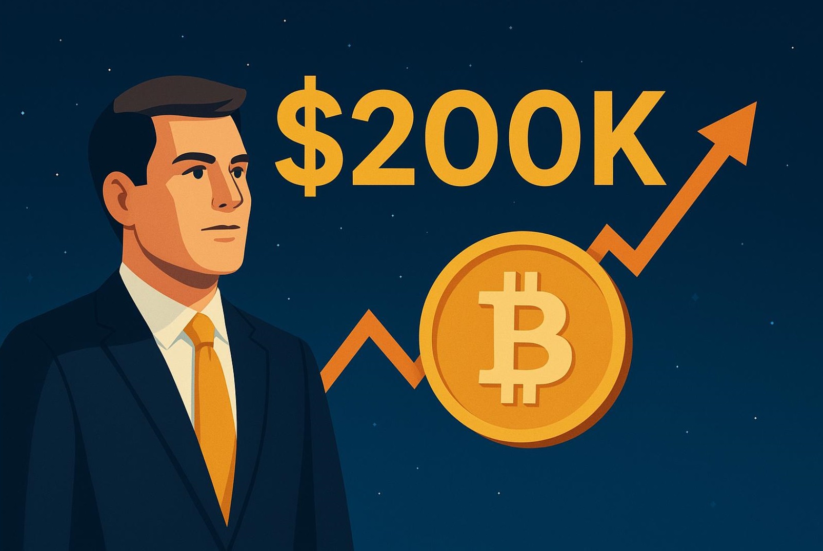 银河CEO预测比特币将飙升至20万美元，随着鲍威尔卸任比特币超级牛市来临