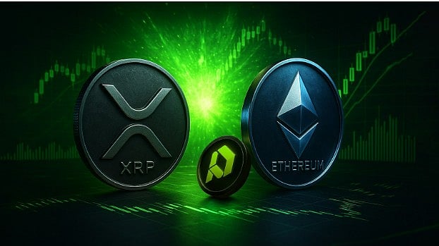 瑞波币与以太坊价格之争：XRP会超越ETH，还是这款0.015美元的DeFi代币将双双逆袭？