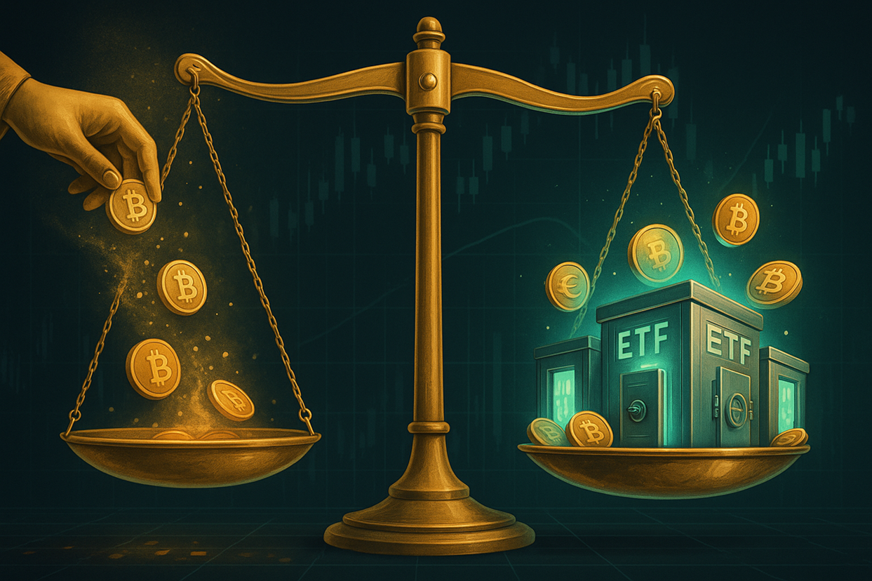 比特币持有者抛售降温，ETF资金流入回升