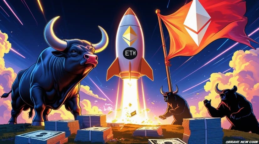 以太坊（ETH）价格预测：ETF热潮推动牛市旗形点燃6900美元涨势