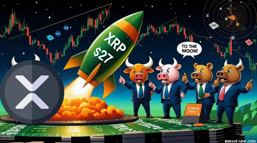 XRP价格预测：XRP超级趋势设置与历史性上涨行情相呼应，27美元目标价势头增强