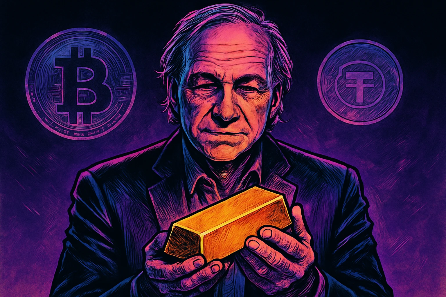 桥水达里欧：我的比特币持仓比例一直没变！稳定币保存财富「不划算」