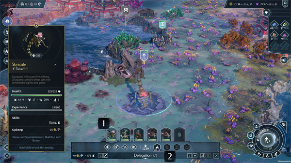 无尽帝国2军队单位操作方法介绍说明