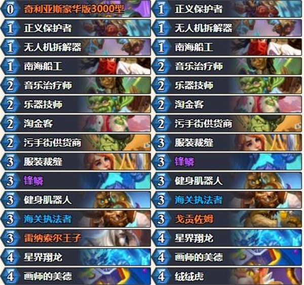 炉石传说标准40污手骑卡组推荐分享