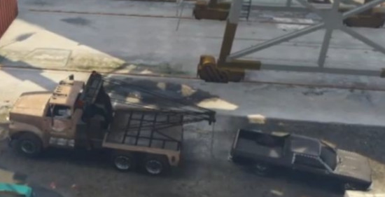 gta5吊车怎么放下钩子