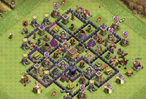 部落冲突八本最强防御阵型图 八本最强防御阵型图链接(可复制)