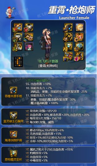 dnf神界版本女大枪毕业装备搭配攻略