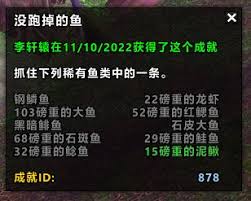 魔兽世界没跑掉的鱼成就如何完成