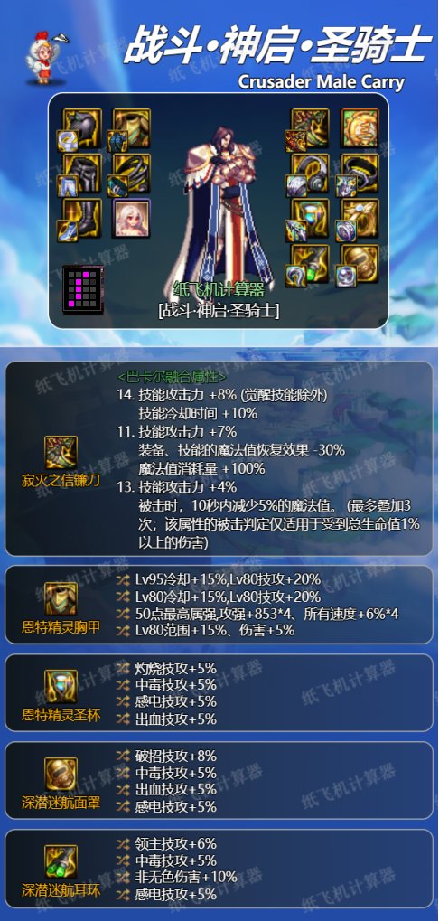 dnf神界版本光明骑士审判流装备搭配攻略 圣骑士审判流装备怎么选