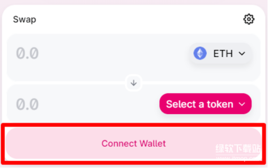 Uniswap界面示意图
