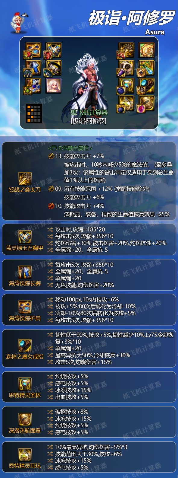 dnf神界版本阿修罗装备搭配毕业攻略 阿修罗装备怎么选